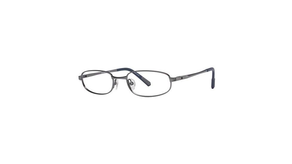 Columbia Grizzly Creek 101 Single Vision Prescription Eyeglasses - Frame Brushed Silver, Size 48/17mm CBGRIZZCREEK10103