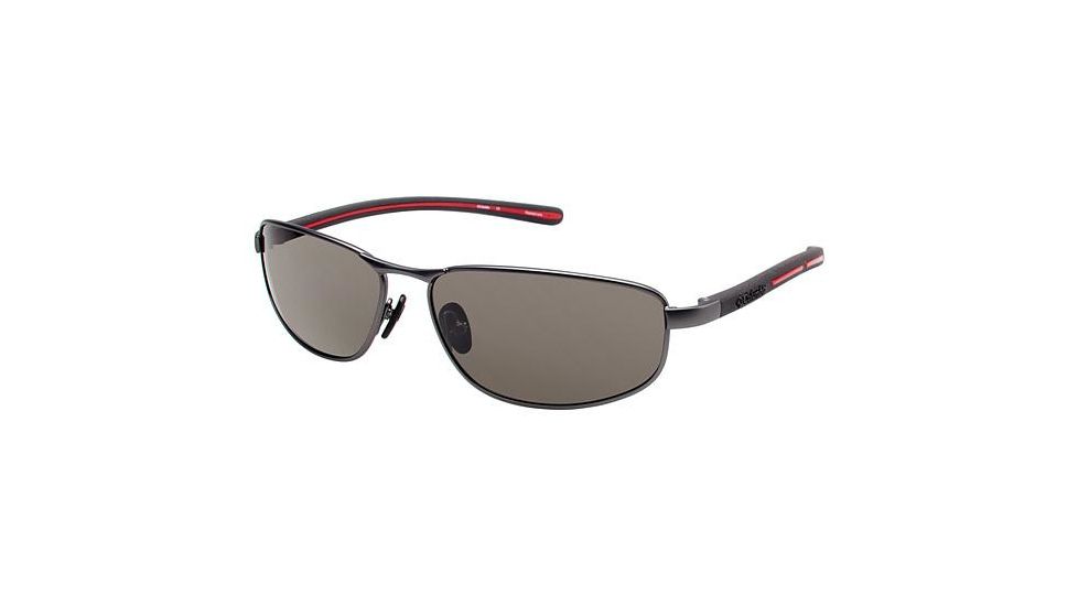 Columbia Ripsaw 100 Bifocal Prescription Eyeglasses - Frame MATTE GUNMETAL/BLACK, Lens Color Smoke CBRIPSAW10002