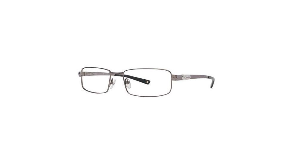 Columbia White River Single Vision Prescription Eyeglasses - Frame Shiny Gunmetal, Size 55/17mm CBWHITERIVER01