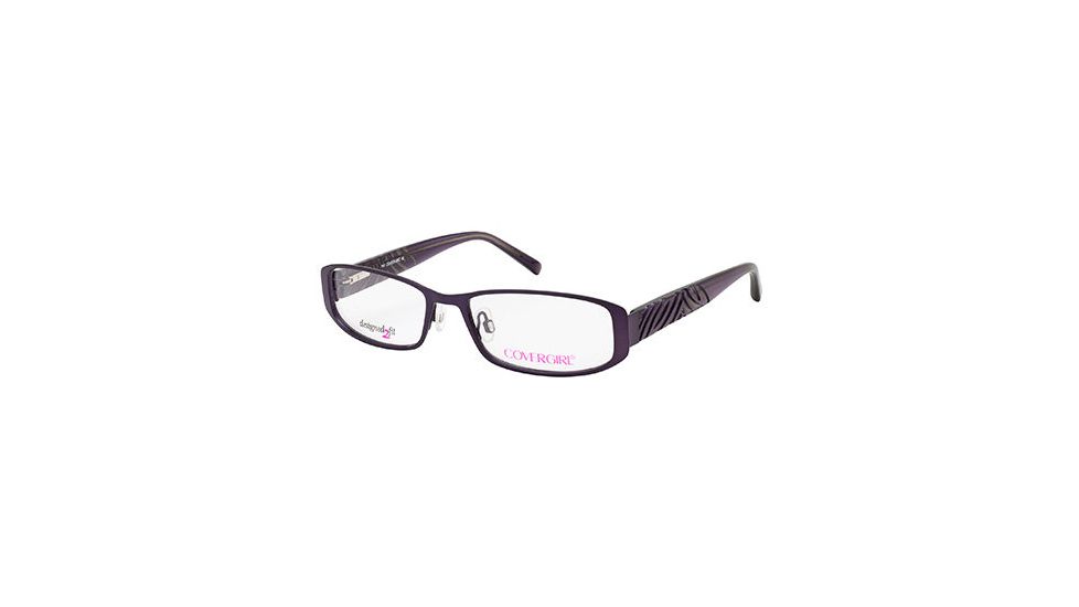 Cover Girl CG0420 Eyeglass Frames - Matte Violet Frame Color