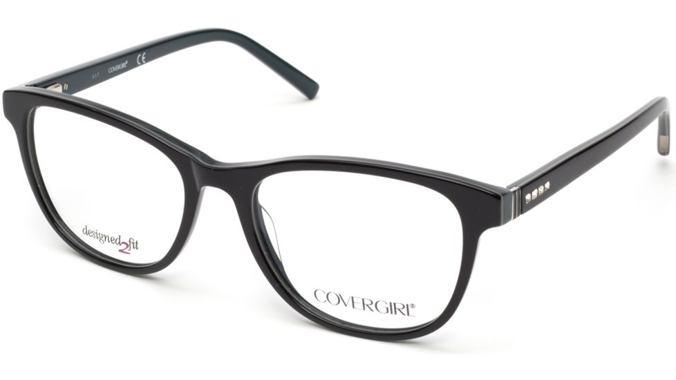 Cover Girl CG0463 Eyeglass Frames - Black Frame Color