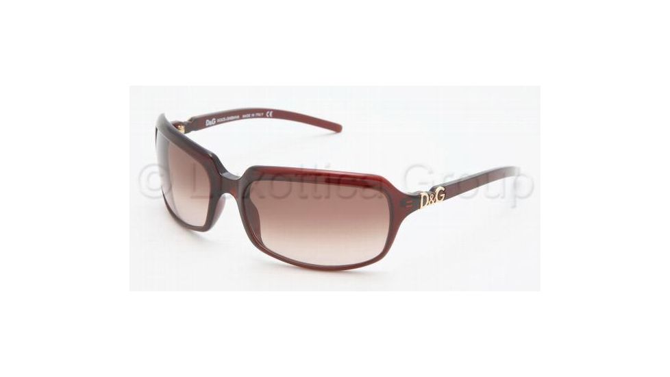 D&G DD 2192 Sunglasses Styles Red Frame / Brown Gradient Lenses, K74-6217, DandG DD 2192 Sunglasses Styles Red Frame / Brown Gradient Lenses