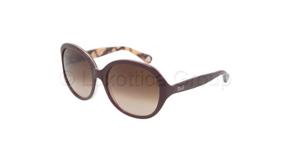 D&amp;G DD 3034 Sunglasses Styles - Violet Frame / Brown Gradient Lenses, 154413-5717