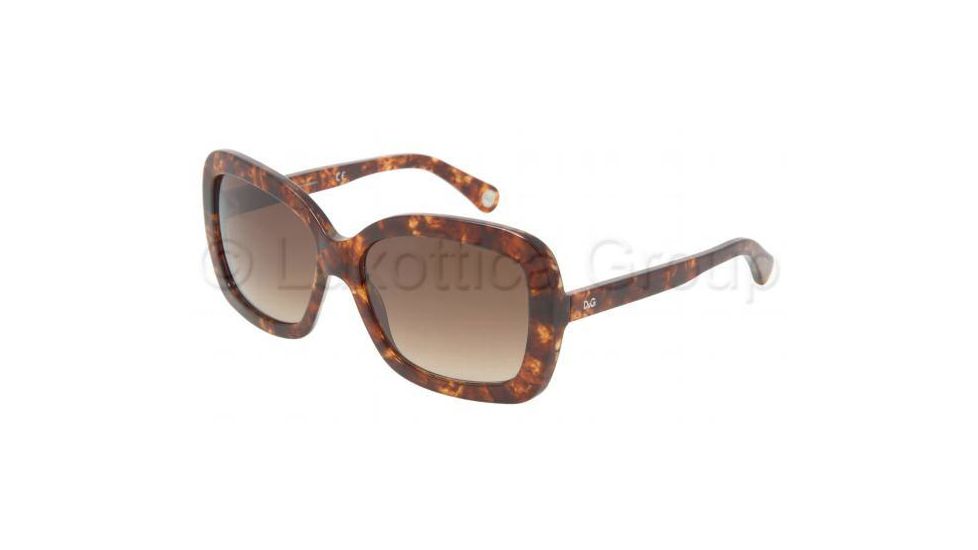 D&amp;G DD 3047 Sunglasses Styles Havana Frame / Brown Gradient Lenses, 784-13-5616
