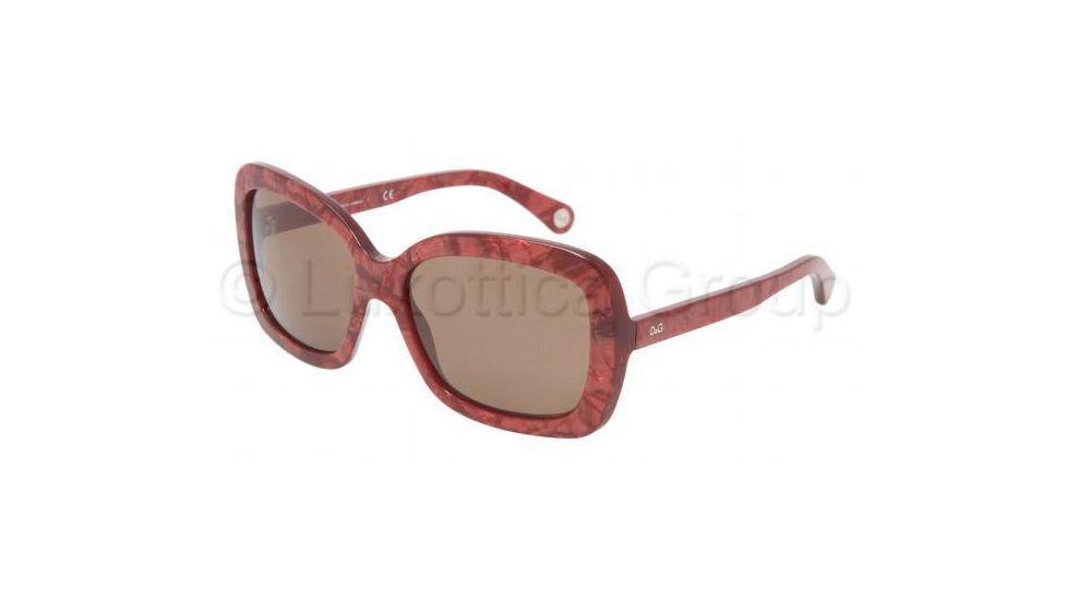 D&amp;G DD 3047 Sunglasses Styles Red Frame / Brown Lenses, 826-73-5616