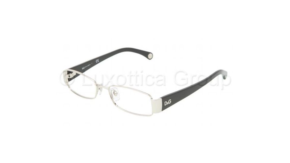 D&amp;G DD5072 Progressive Eyeglasses Silver Frame / 51 mm Prescription Lenses, 061-5116