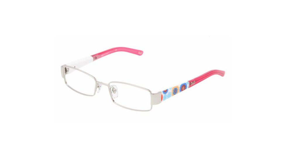 D&G DD5073 Progressive Eyeglasses Silver Frame / 49 mm Prescription Lenses, 436-4916
