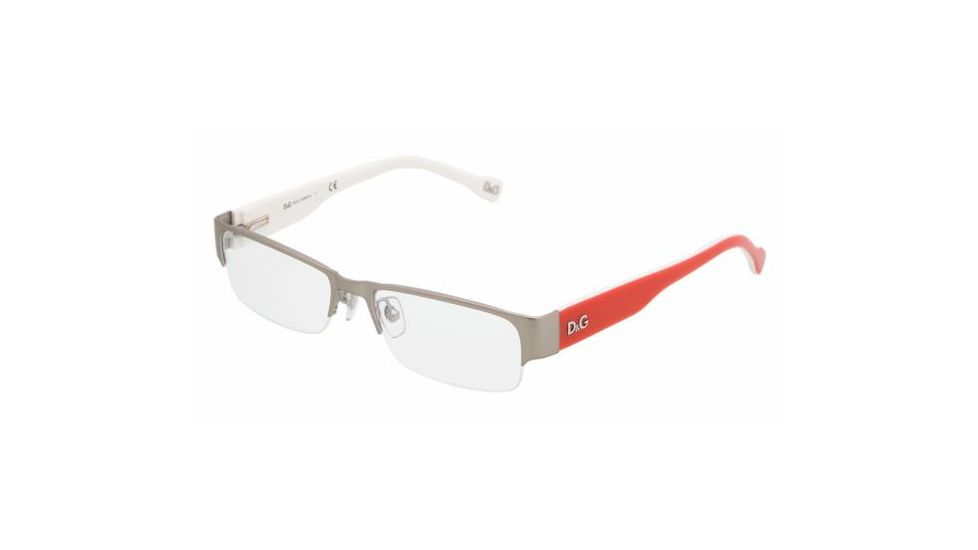 D&amp;G DD5074 Progressive Eyeglasses - Matte Gunmetal Demo Lens Frame / 50 mm Prescription Lenses, 491-5017