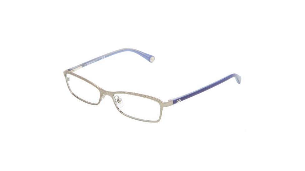 D&G DD5089 Bifocal Eyeglasses - 1004 Gunmetal Demo Lens Frame / 50 mm Prescription Lenses, 1004-5016
