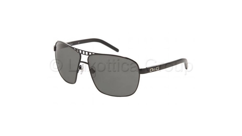 D&amp;G DD6040 Progressive Sunglasses Black Frame / 61 mm Prescription Lenses, 064-87-6112