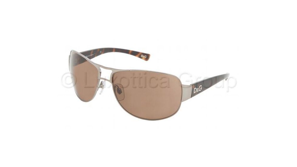 D&amp;G DD 6056 Sunglasses Styles - Gunmetal Frame / Brown Lenses, 090-73-6415