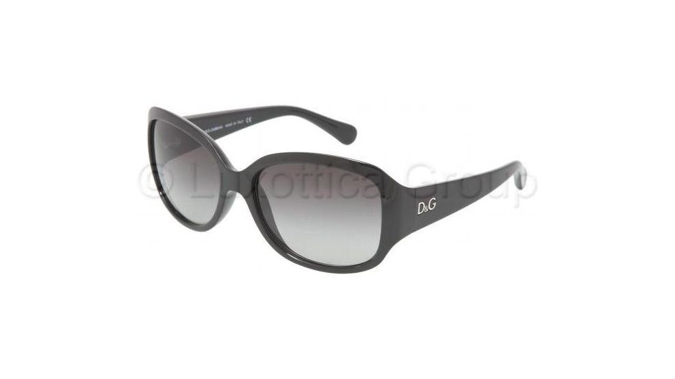 D&amp;G DD 8065 Sunglasses Styles Black Frame / Gray Gradient Lenses, 501-8G-5916, DandG DD 8065 Sunglasses Styles Black Frame / Gray Gradient Lenses