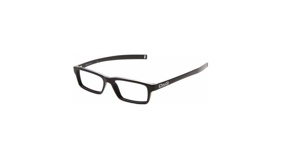 D&amp;G DD1133 SV Prescription Eyeglasses Black Frame / 52 mm Prescription Lenses, 501-5215, Select Frame Color / Lens Diameter Black Frame / 52 mm Prescription Lenses