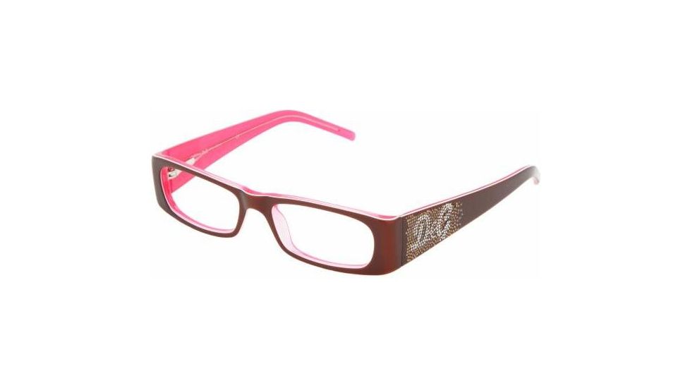 D&amp;G DD1155B Bifocal Eyeglasses Brown On Pink Frame / 50 mm Prescription Lenses, 832-5016, Select Frame Color / Lens Diameter Brown On Pink Frame / 50 mm Prescription Lenses