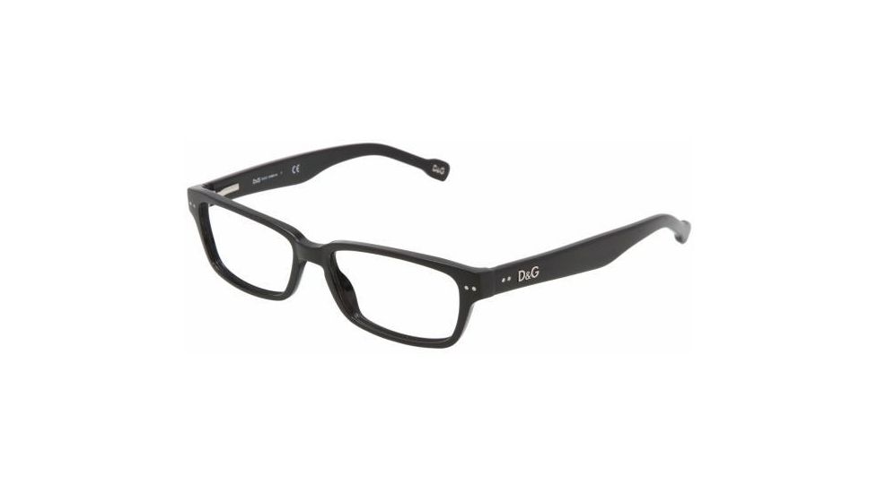 D&amp;G Eyeglasses DD1165 with No-Line Progressive Rx Prescription Lenses, Select Frame Color / Lens Diameter Black Frame / 51 mm Prescription Lenses