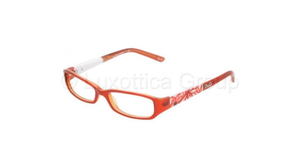 D&amp;G DD1169 Progressive Prescription Eyeglasses 982-4815 - Red Fluo 