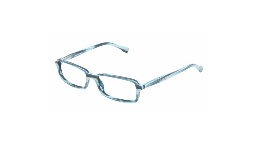 DandG DD1186 #1684 - Striped Azure Demo Lens Frame