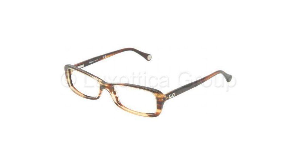 D&amp;G DD1191 Bifocal Prescription Eyeglasses 1572-5116 - Orange Havana 