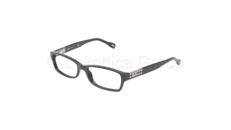 D&amp;G DD1207 Single Vision Prescription Eyewear 1838-5316 - Black 