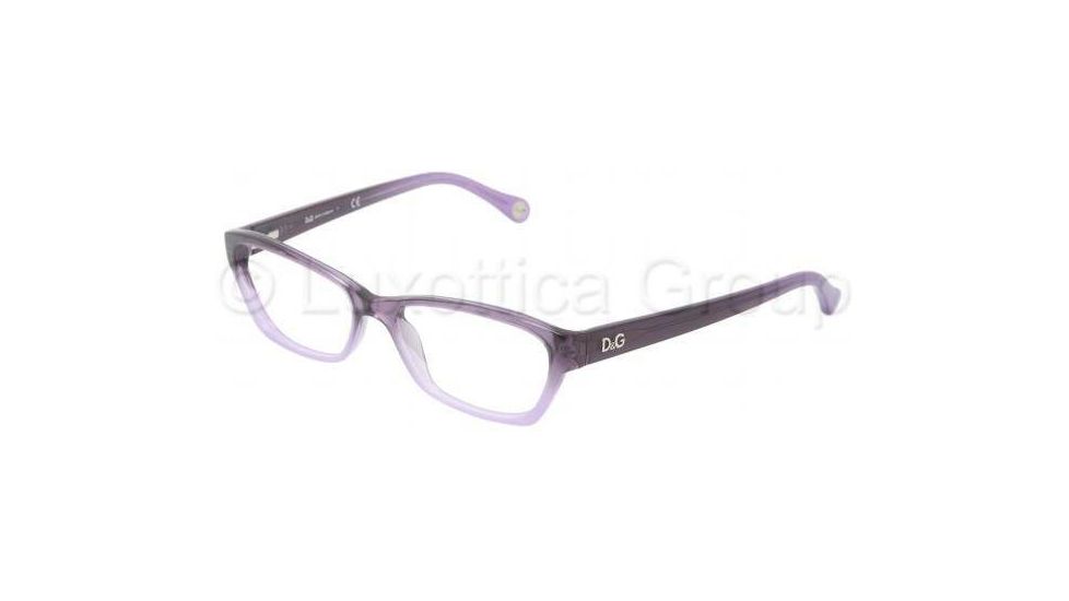 D&G DD1216 Progressive Prescription Eyeglasses 1674-5016 - Violet Gradient Frame