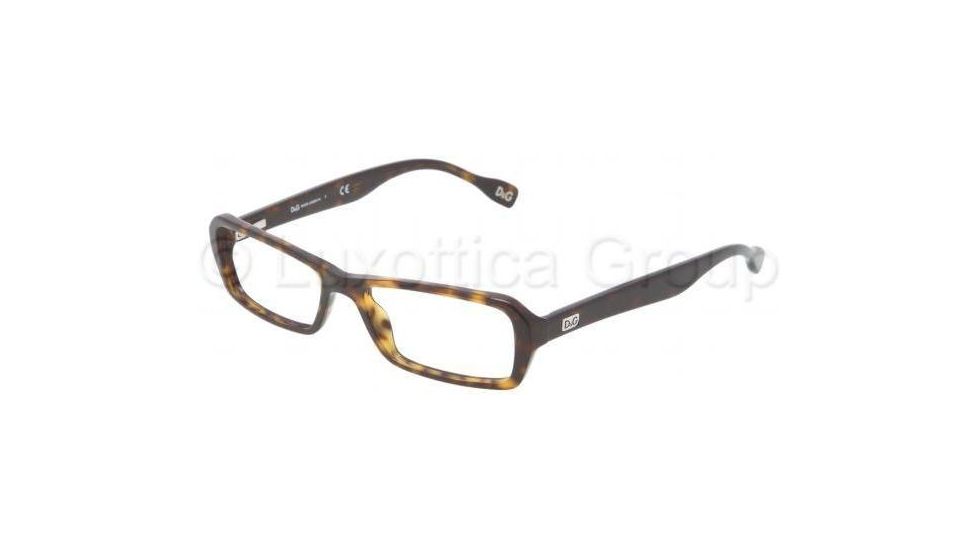 D&G DD1225 Progressive Prescription Eyeglasses 502-5016 - Havana Frame