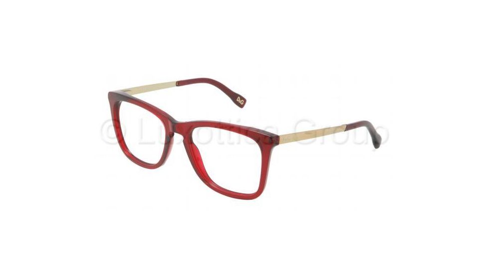 D&amp;G DD1231 Bifocal Prescription Eyeglasses 550-5219 - Bordeaux Frame