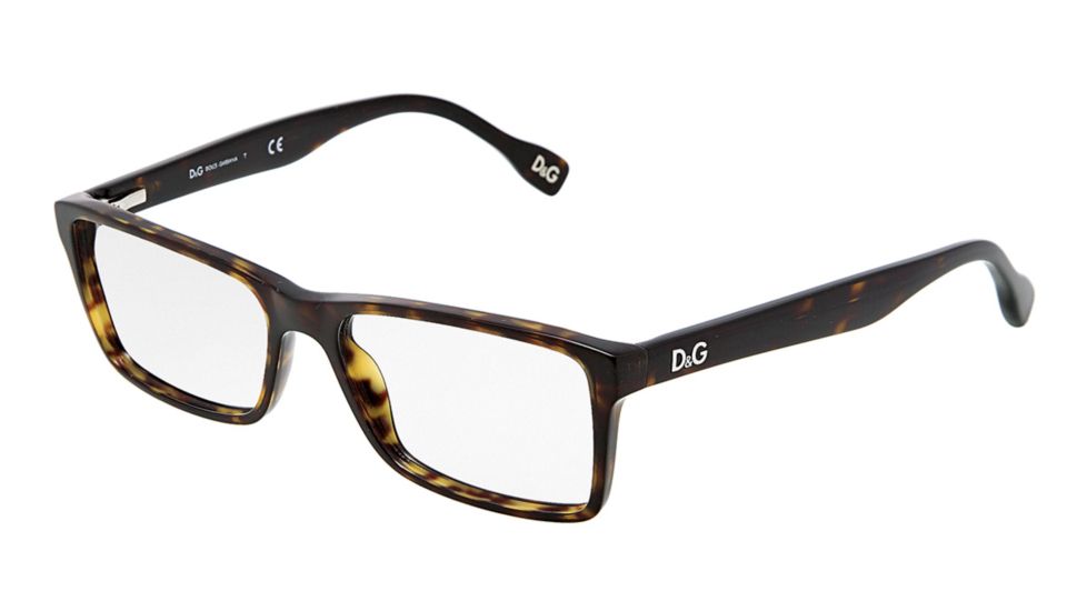D&amp;G DD1233 Eyeglass Frames 502-5516 - Havana Frame