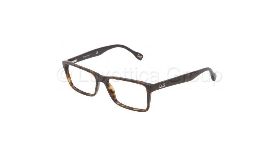 D&amp;G DD1233 Progressive Prescription Eyeglasses 502-5516 - Havana Frame