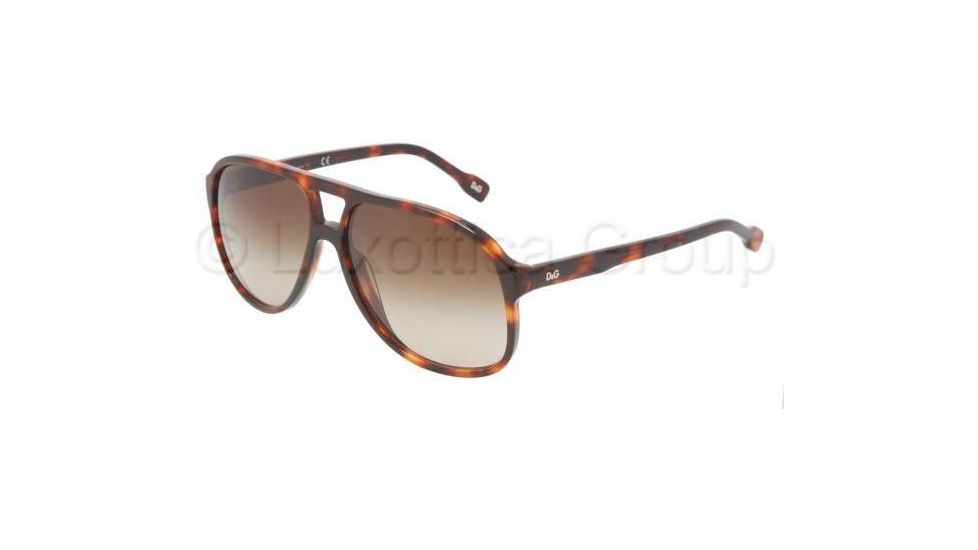 D&amp;G DD3043 Sunglasses 520/13-5914 - Red Havana Brown Gradient