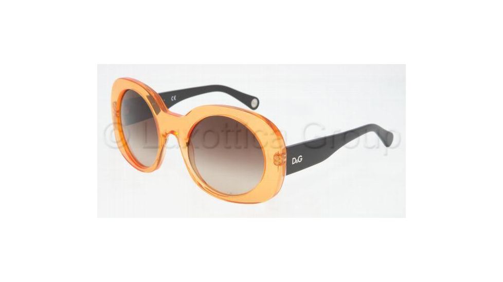D&amp;G DD3052 Sunglasses 170113-5122 - Transparent Orange Brown Gradient