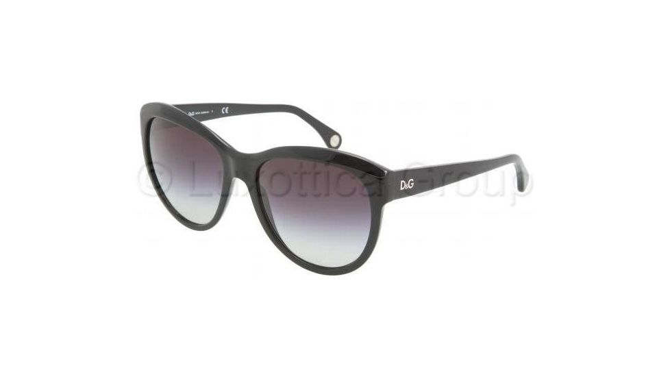D&G DD3061 Bifocal Prescription Sunglasses DD3061-501-8G-5818 - Frame Color: Black, Lens Diameter: 58 mm