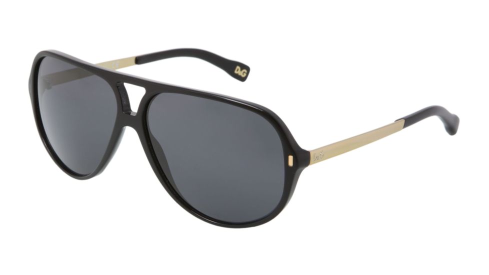 D&G DD3065 Progressive Prescription Sunglasses DD3065-501-87-6012 - Frame Color: Black, Lens Diameter: 60 mm