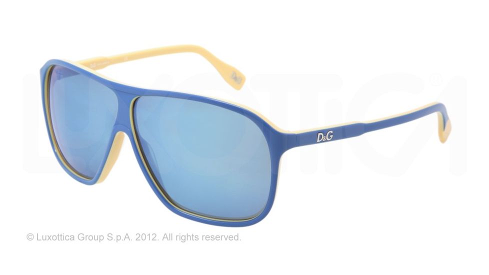 D&G FASHION SHOW + NEW TREND 3 DD3073 Bifocal Prescription Sunglasses DD3073-194455-63 - Lens Diameter 63 mm, Lens Diameter 63 mm, Frame Color Top Azure On Yellow