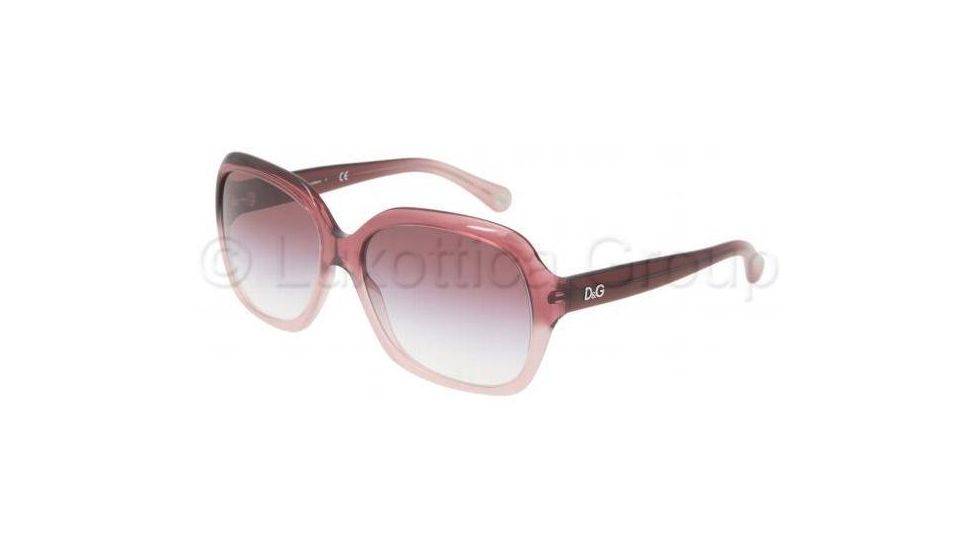 D&amp;G DD3077 Sunglasses 18578H-5815 - Plum Gradient Frame, Violet Gradient Lenses