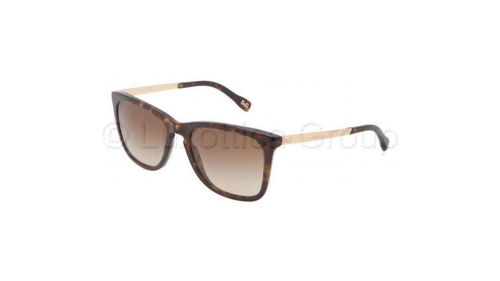 D&G DD3081 Single Vision Prescription Sunglasses DD3081-502-13-5419 - Lens Diameter 54 mm, Frame Color Havana