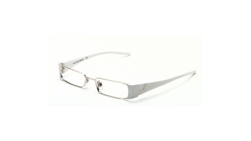 D&amp;G DD5013 Progressive Eyeglasses - Silver Demo Lens Frame / 49 mm Prescription Lenses, 062-4917