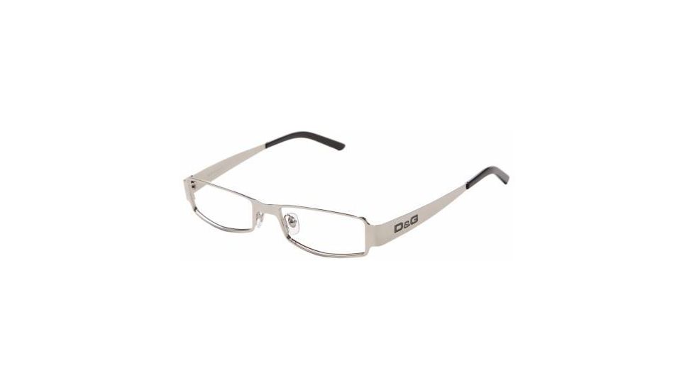 D&amp;G Eyeglasses DD5031 with No-Line Progressive Rx Prescription Lenses, Select Frame Color / Lens Diameter Silver Frame / 52 mm Prescription Lenses