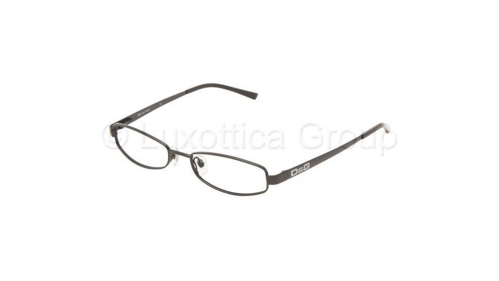D&amp;G DD5050 Single Vision Prescription Eyewear 01-5116 - Black 