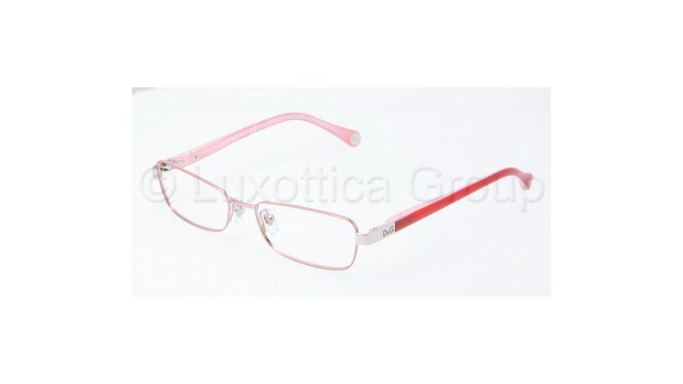 D&G DD5096 Eyeglass Frames 1070-4916 - Pink/Silver