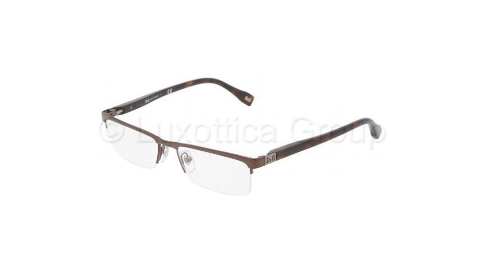 D&amp;G DD5104 Bifocal Prescription Eyeglasses 152-5016 - Brown Frame