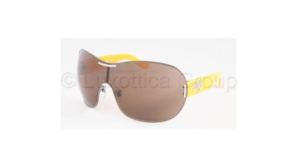 D&amp;G DD6022BA Sunglasses 149/73-0136 - Gunmetal Brown