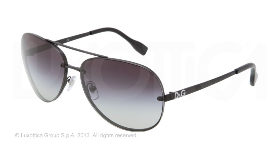 D&G YOUNG&COLOURED DD6086 Bifocal Prescription Sunglasses DD6086-11068G-64 - Lens Diameter 64 mm, Lens Diameter 64 mm, Frame Color Matte Black
