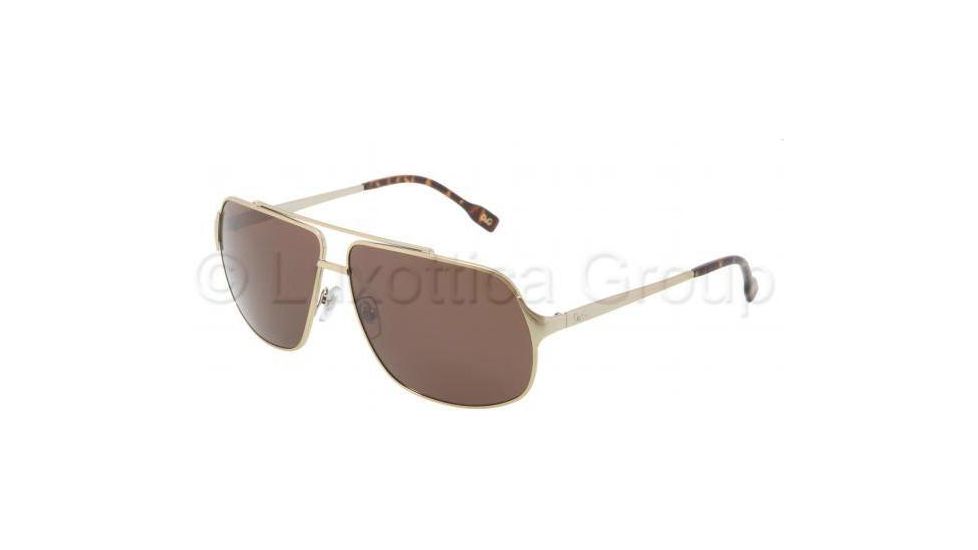 D&amp;G DD6087 Sunglasses 488/73-6211 - Pale Gold Frame, Brown Lenses