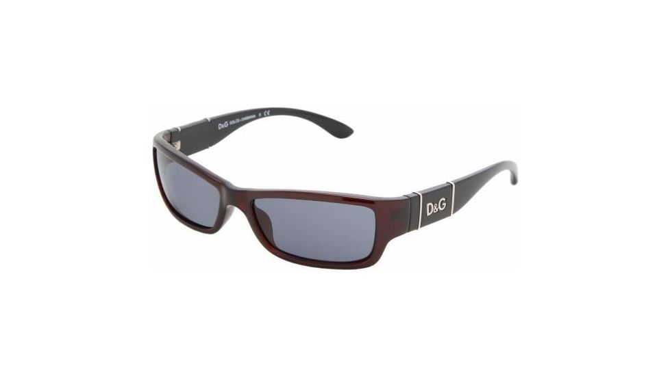 D&G Prescription Sunglasses DD8051, Select Frame Color / Lens Diameter Bordeaux Frame / 58 mm Prescription Lenses