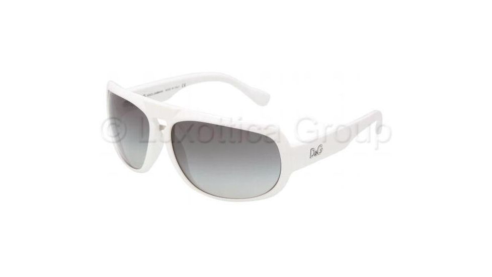 D&amp;G DD8064 Sunglasses 508/8G-6414 - White Gray Gradient