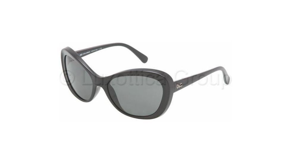 D&amp;G DD8083 Sunglasses 501/87-5717 - Black Gray