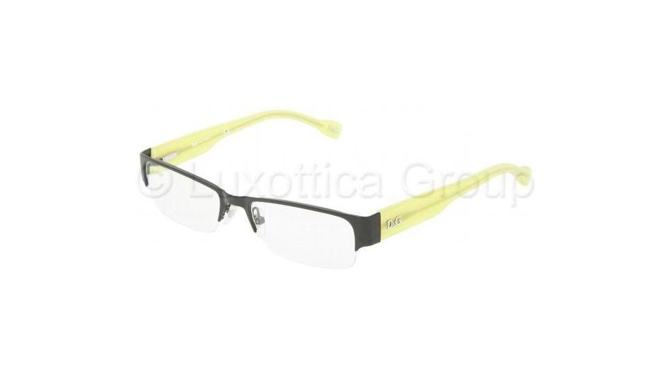 D&amp;G Eyeglasses DD5074 with No-Line Progressive Rx Prescription Lenses 433-5017 - Black 