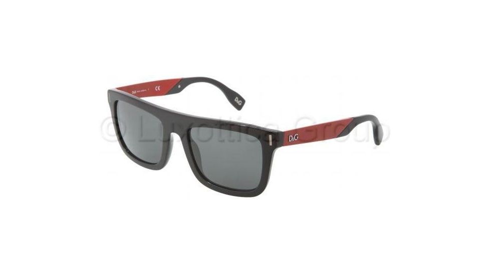 D&G Fashion show DD3083 Progressive Prescription Sunglasses DD3083-255487-5420 - Frame Color Black, Lens Diameter 54 mm