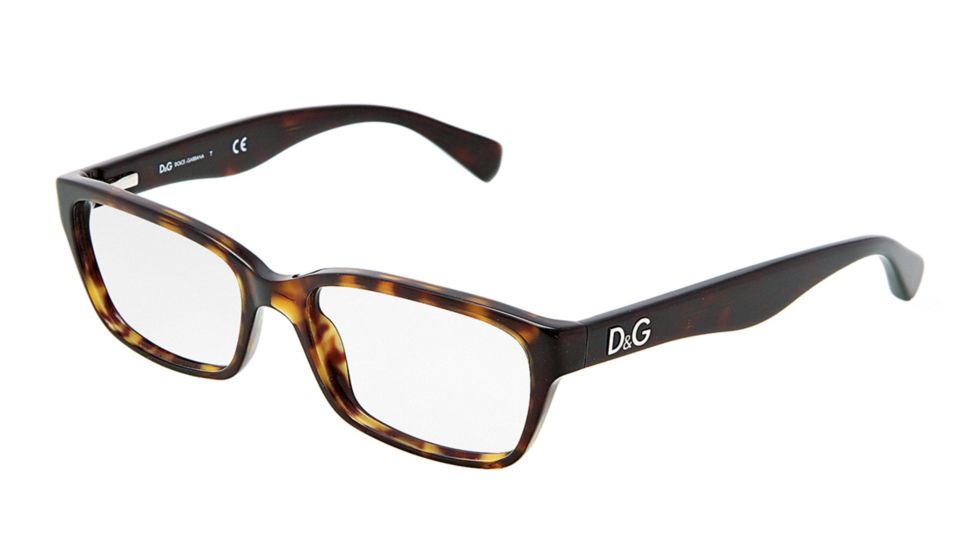 D&amp;G Glitter DD1249 Eyeglass Frames 502-5116 - Havana Frame