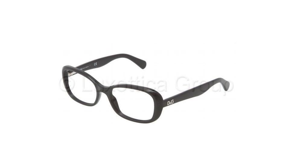 D&G PLAYFUL CHIC DD1247 Progressive Prescription Eyeglasses 501-5017 - Black Frame